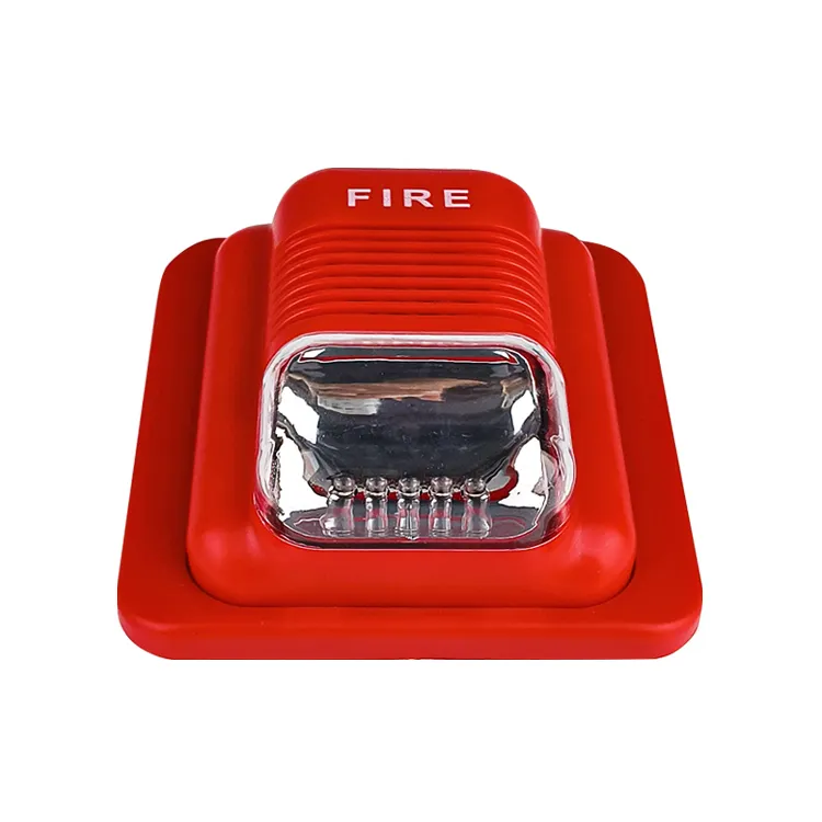FIRE STROBE ALARM WITH FLASHER