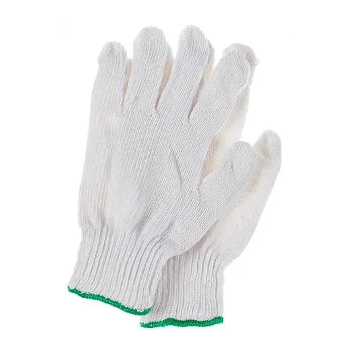 COTTON GLOVES 30/35 GSM WHITE