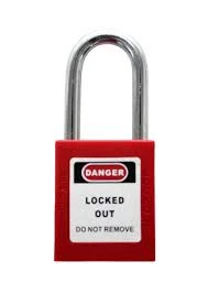 SAFETY PADLOCK 38MM RED