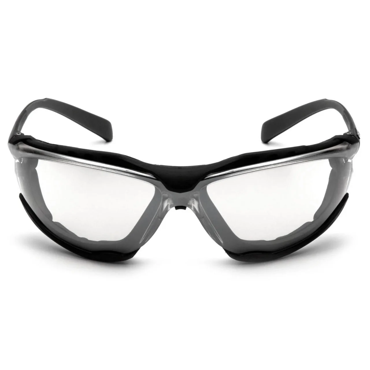 Vidafor VG310 High-Impact Polycarbonate Safety Glasses with Clear Lenses & Detachable EVA Gasket