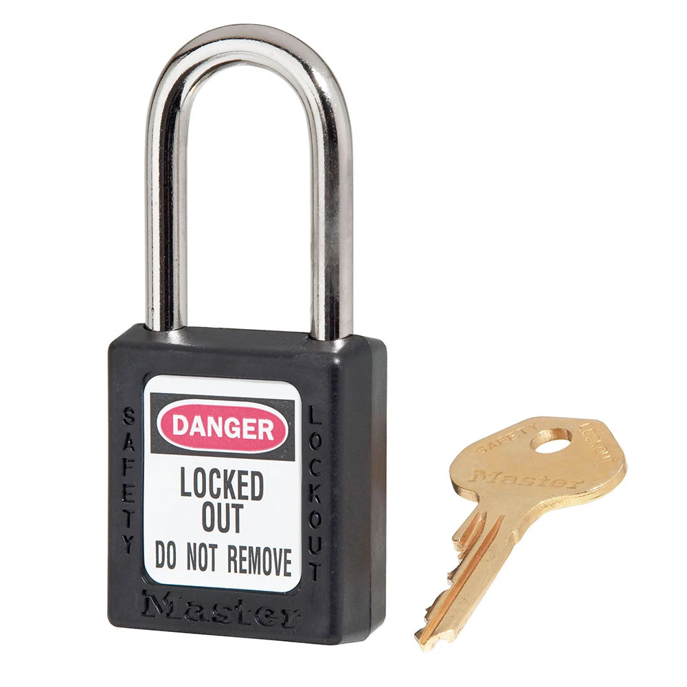 SAFETY PADLOCK 38MM BLACK
