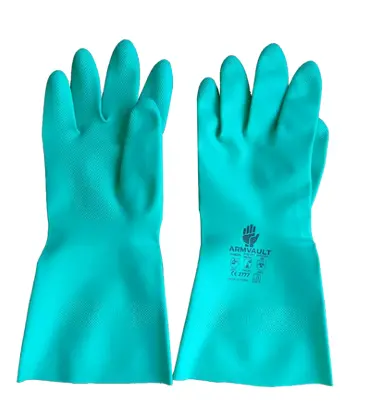 ARMVAULT CHEMICAL/NITRILE GLOVES GLOVES GREEN