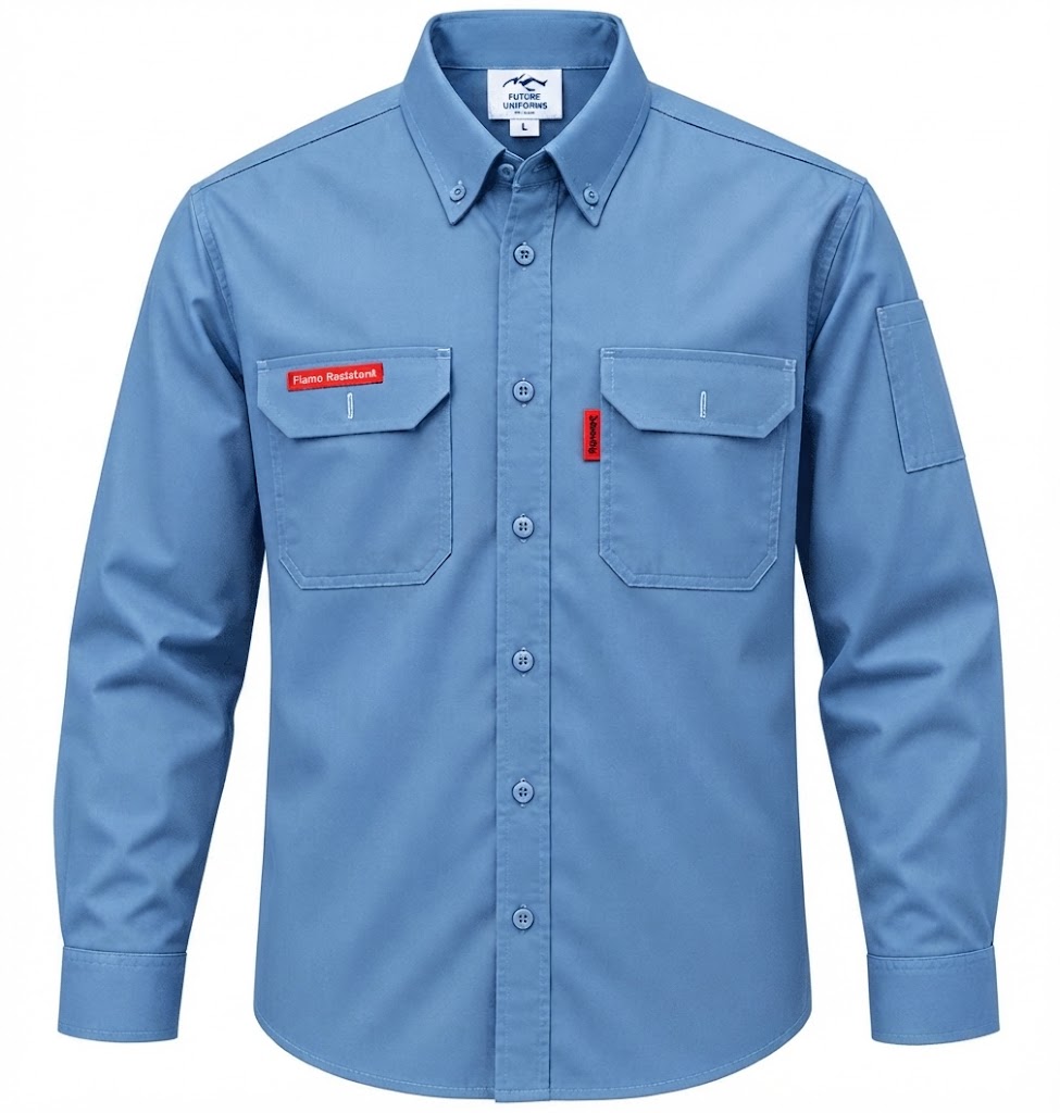 NOMEX FR SHIRT DUPONT 150 GSM BLUE