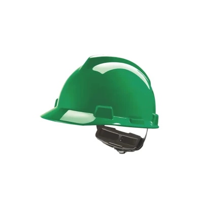 MSA Helmet Half Brim Green V-guard Cap Ansi Z89.1-2014 - Msa - 463445