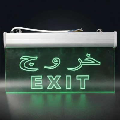 TRANSPARENT EXIT LED LIGHT