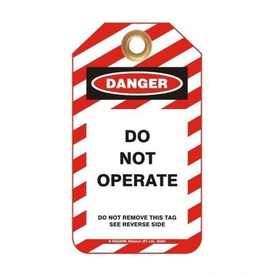 Danger Do Not Operate  Tag
