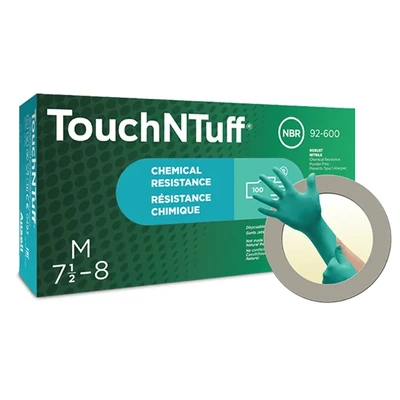 Ansell TouchNTuff™ 92-600 Green Nitrile Gloves