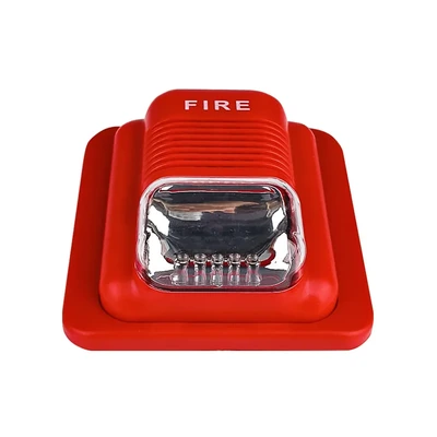 FIRE STROBE ALARM WITH FLASHER