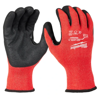 Milwaukee Cut Level 3 Nitrile Dipped Gloves